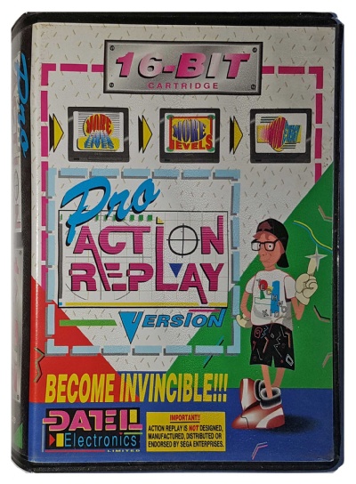 Mega Drive Pro Action Replay Cheat Cartridge (Boxed) - Mega Drive