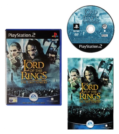 Lord Of The Rings Two Towers PS2 Playstation 2 Game No Manual Test