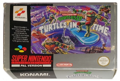 Teenage Mutant Hero Turtles IV: Turtles in Time (Boxed with Manual) - SNES