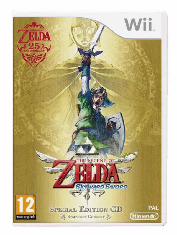 NINTENDO Wii THE LEGEND OF ZELDA SKYWARD SWORD 25th ANNIVERSARY EDITION  COMPLETE