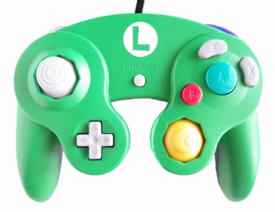 Gamecube Official Controller (Luigi Green) - Gamecube