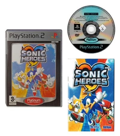 SONIC HEROES VIDEO GAME (SONY PLAYSTATION CD-ROM VIDEO GAME