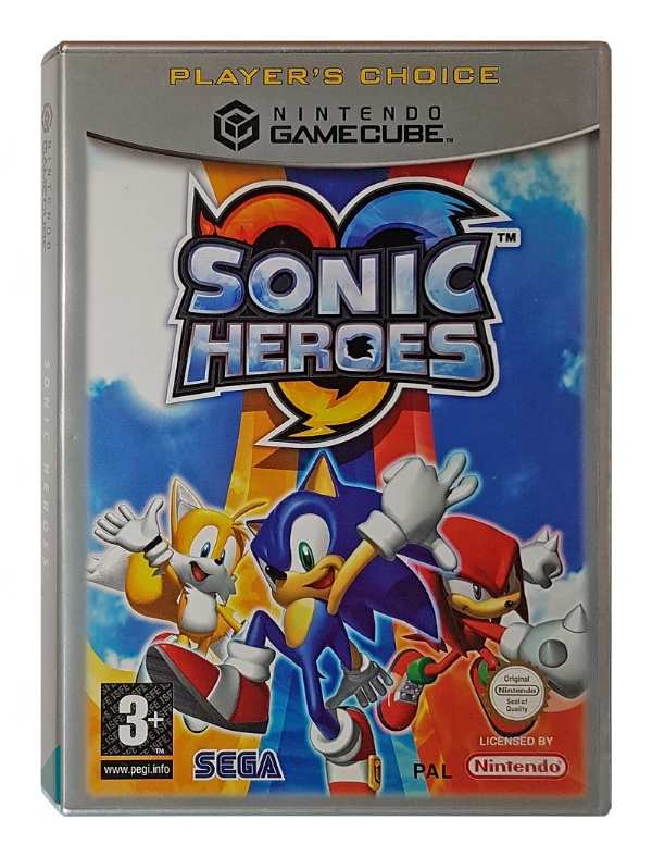 Vintage Nintendo Gamecube Sonic Heroes Video Game Cube Sonic 