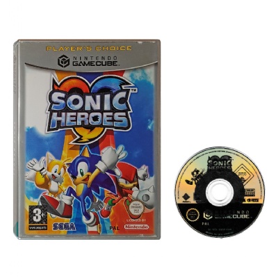 Vintage Nintendo Gamecube Sonic Heroes Video Game Cube Sonic 