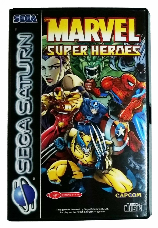 Marvel Super Heroes Vs. Street Fighter - SEGA Saturn – Retro Games  Reproduction