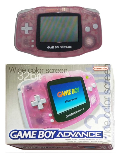Game Boy Advance Console (Fuschsia Pink) (Boxed) - Game Boy Advance