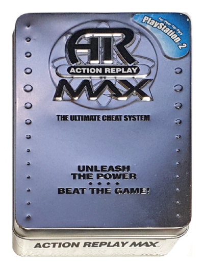 PS2 Action Replay Max Cheat Disc (Excludes Memory Card) (Boxed) - Playstation 2