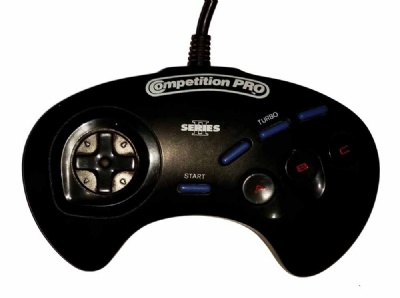 Mega Drive Controller: Competition Pro - Mega Drive