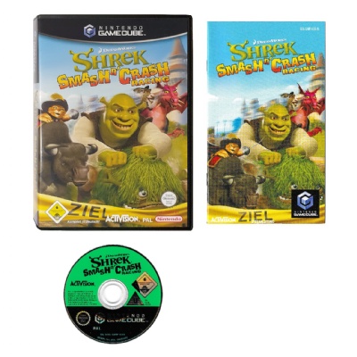 Shrek Smash n' Crash Racing (Nintendo GameCube GC) Booklet