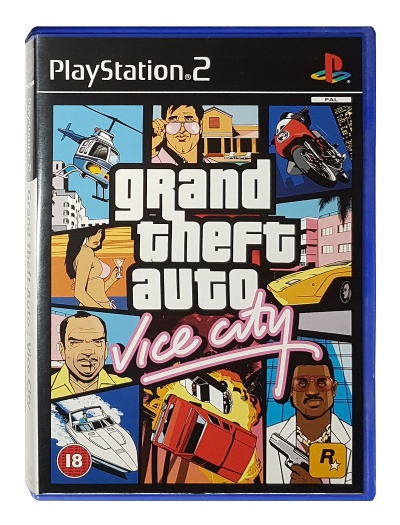 Quadro Decorativo Games Clássicos Playstation2 Gta Vice City