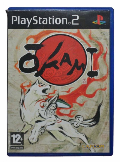 Wooden Okami Playstation 2 / PS2 Cartridge 