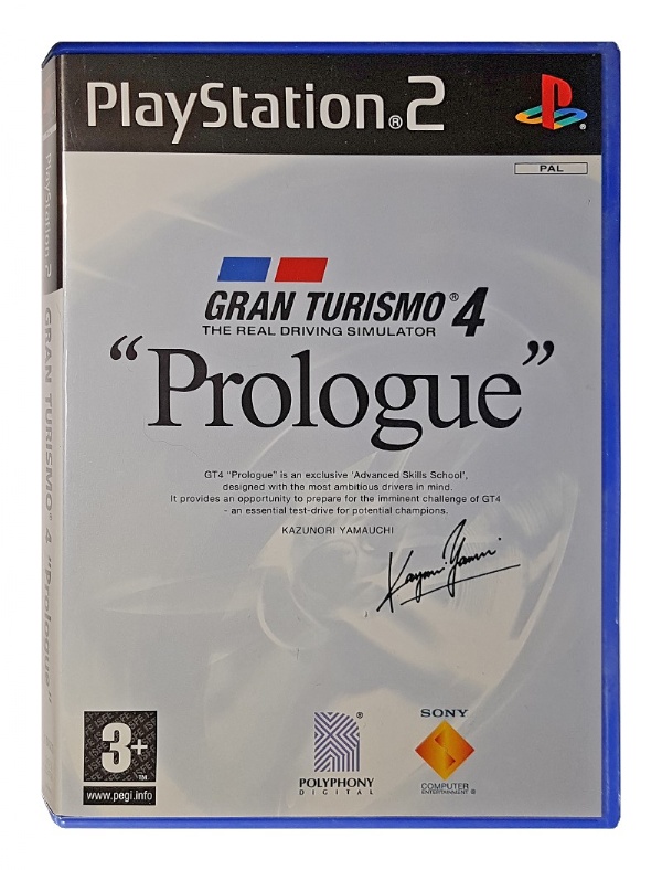 Gran Turismo 4 Prologue - Promo Press - Sony PlayStation PS2 - PAL EUR