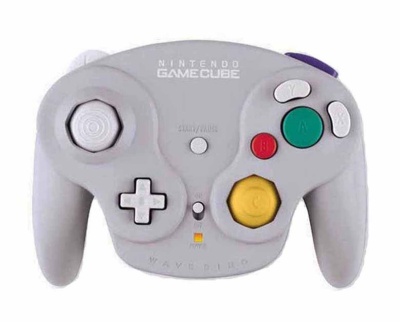 Gamecube Official Wavebird Wireless Controller (Grey) (Excludes Receiver) - Gamecube