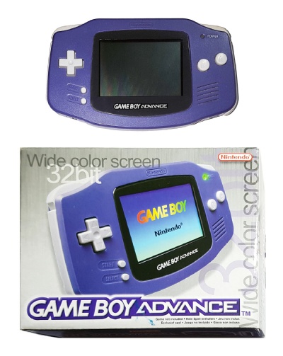 Game Boy Advance Console (Grape Purple) (Boxed) - Game Boy Advance