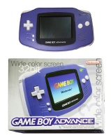 Game Boy Advance Console (Grape Purple) (Boxed)