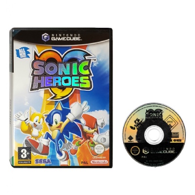 Vintage Nintendo Gamecube Sonic Heroes Video Game Cube Sonic 