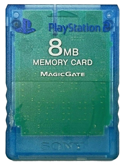 PS2 Official Memory Card (Blue) (SCPH-10020) - Playstation 2
