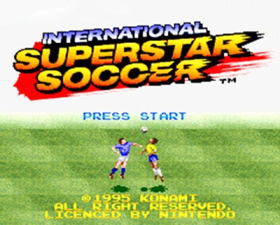 International Superstar Soccer Deluxe - SNES Super Nintendo - Editorial use  only Stock Photo - Alamy