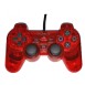 PS2 Official DualShock 2 Controller (Transparent Red) - Playstation 2