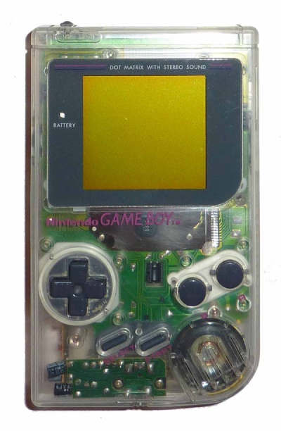 Game Boy Original Console (High Tech Transparent) (DMG-01) - Game Boy