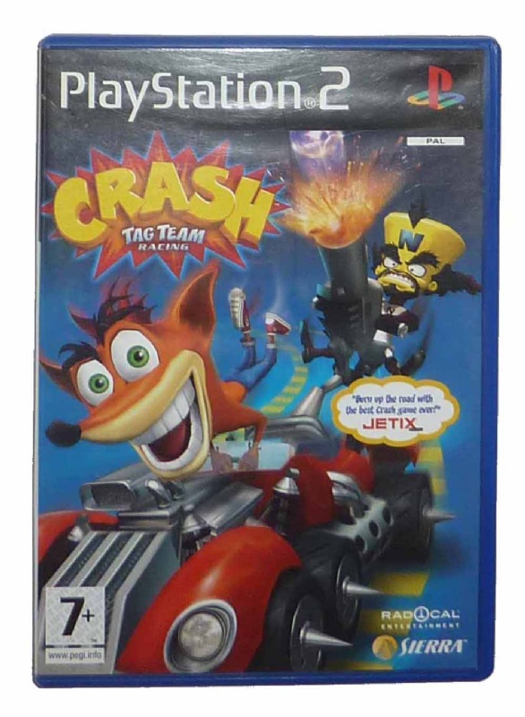 Crash Tag Team Racing [REPRO-PACTH] - PS2 - Sebo dos Games - 10 anos!