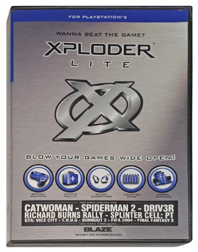 PS2 Blaze Xploder Lite V2 Cheat Disc (Boxed) - Playstation 2