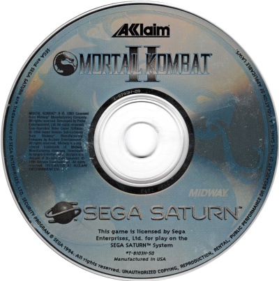 Mortal Kombat Trilogy - SEGA Saturn – Retro Games Reproduction