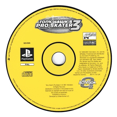Tony Hawk's Pro Skater 3 - PS1 Game