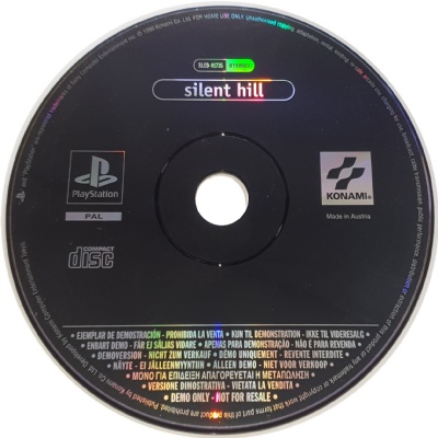 PS1 Demo Disc: Silent Hill - Playstation